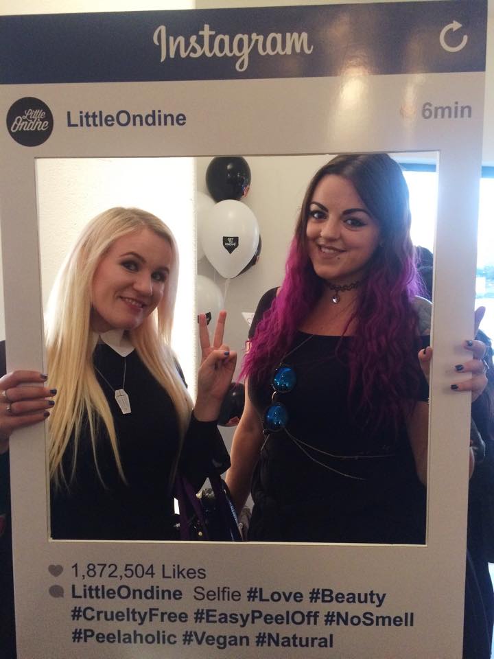 Lissa and I at the Little Ondine stand