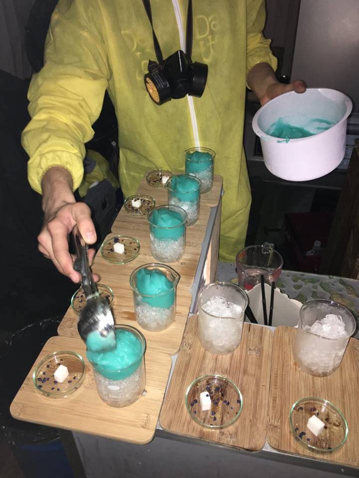 Take 2: Prepping cocktails @ Breaking Bad Bar - ABQ London
