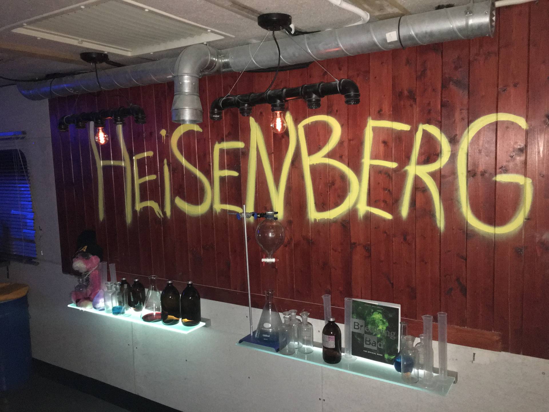 Take 3: Heisenberg wall inside the RV @ Breaking Bad Bar - ABQ London