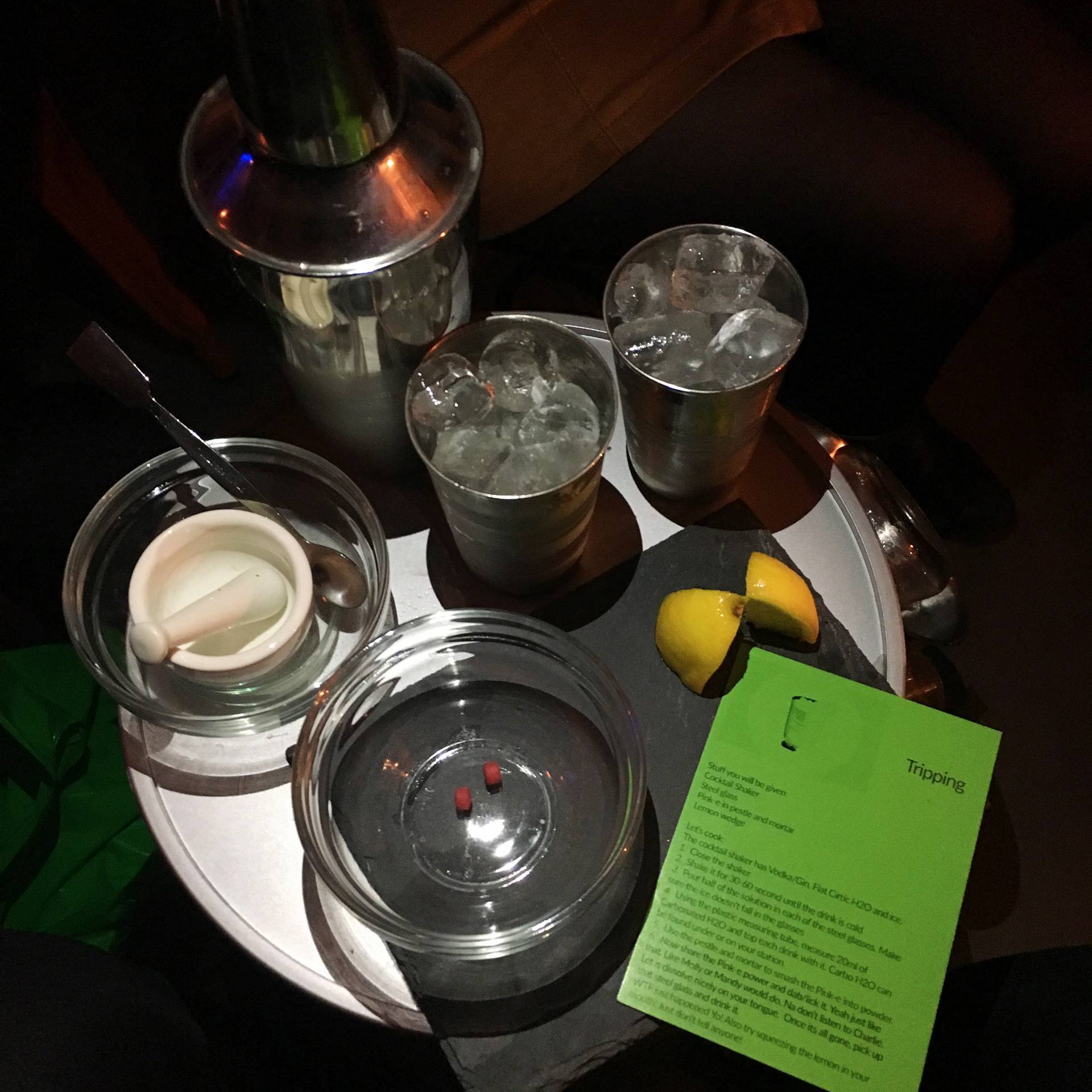 Take 3: Making the 'Tripping' cocktail @ Breaking Bad Bar - ABQ London