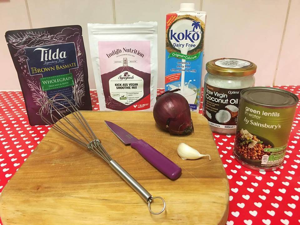 Ingredients, including Indigo Herbs: 'Kick Ass Vegan Smoothie Mix'