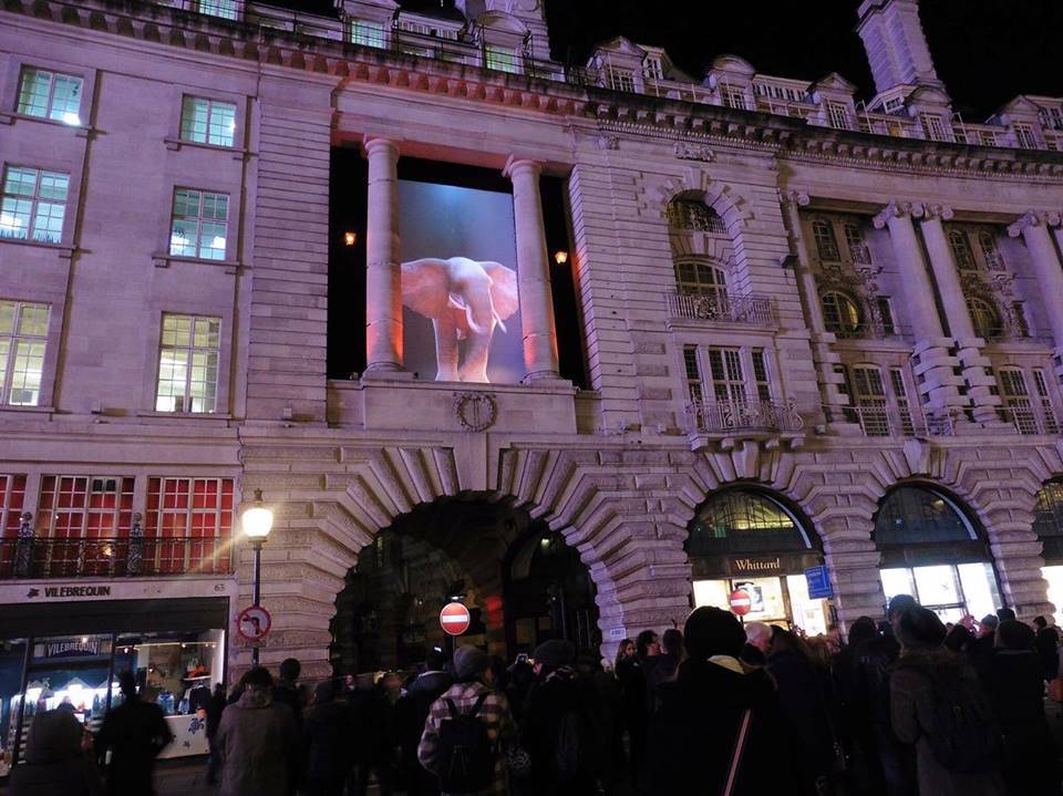 Elephantastic, Top'la Design / Catherine Garret's @ Regent Street, for Lumiere London