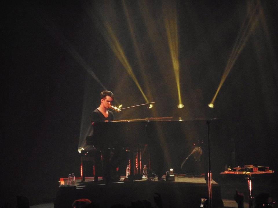 Brendon Urie of 'Panic! At The Disco' playing piano @ O2 Academy Brixton