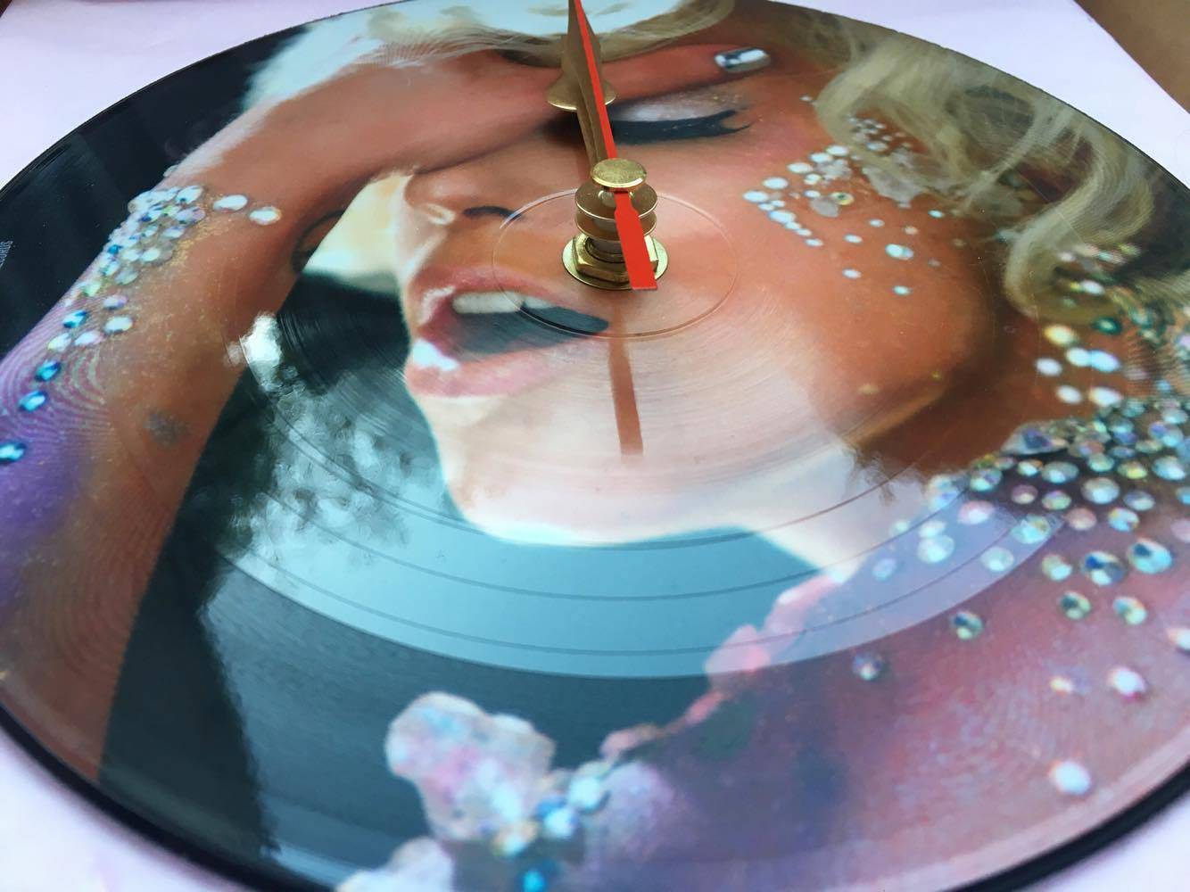Vinyl Clocks Lady Gaga Love Game Music Memories
