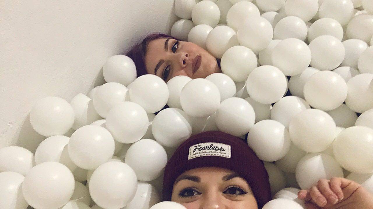 White Ball Pool Museum of Happiness